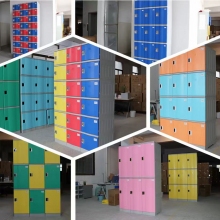 ABS塑料更衣柜（16格）支持定制，多色可選